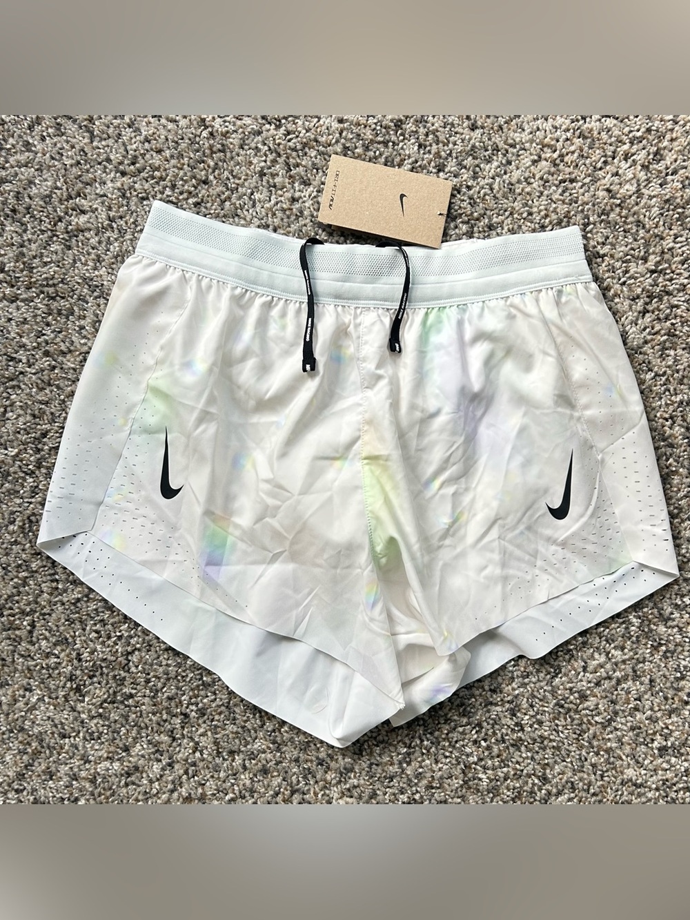 Nike AeroSwift Dri-Fit ADV Brief-Lined 3" Shorts Womens Medium IF1425-101